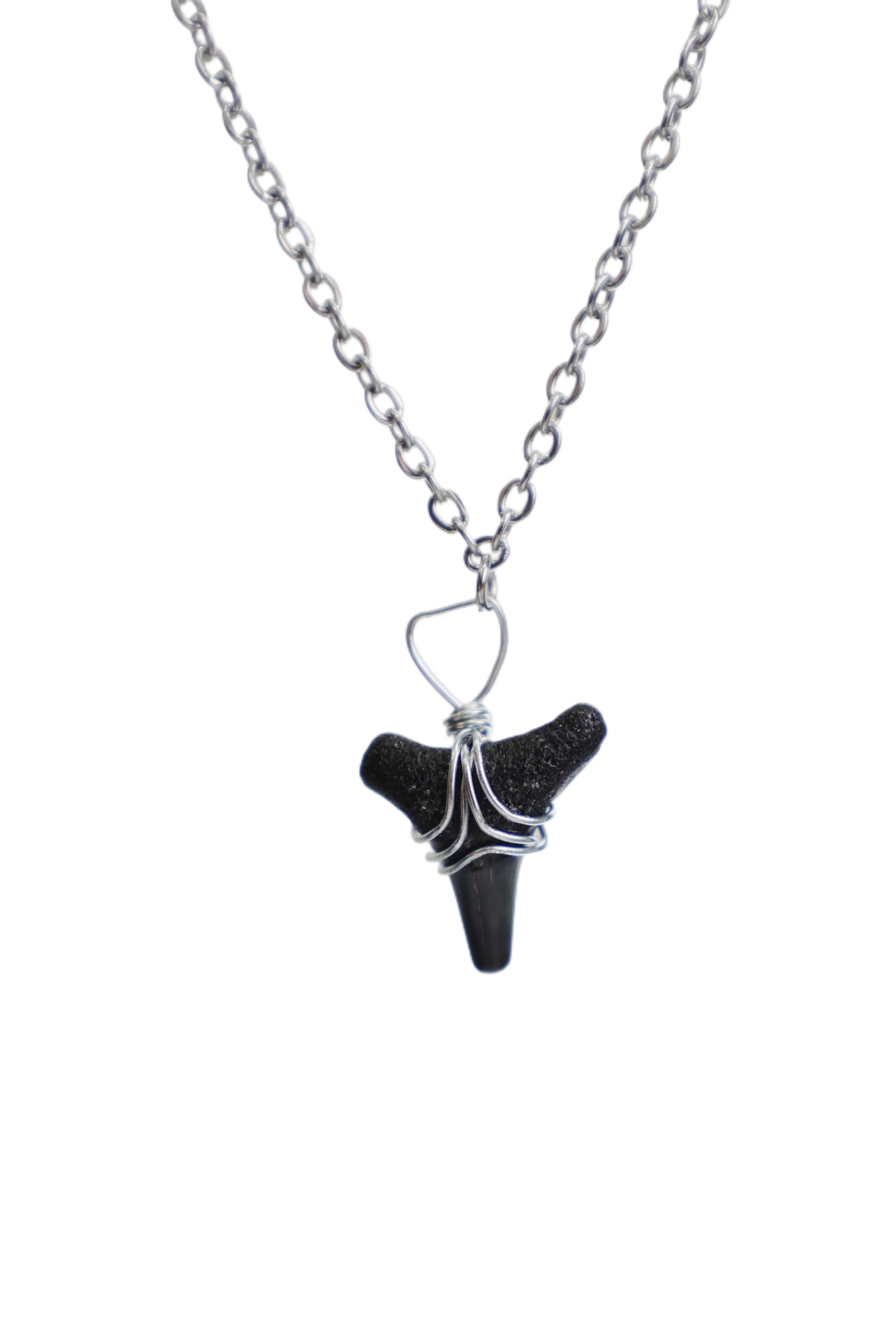 Hand Wrapped Shark Tooth Necklace