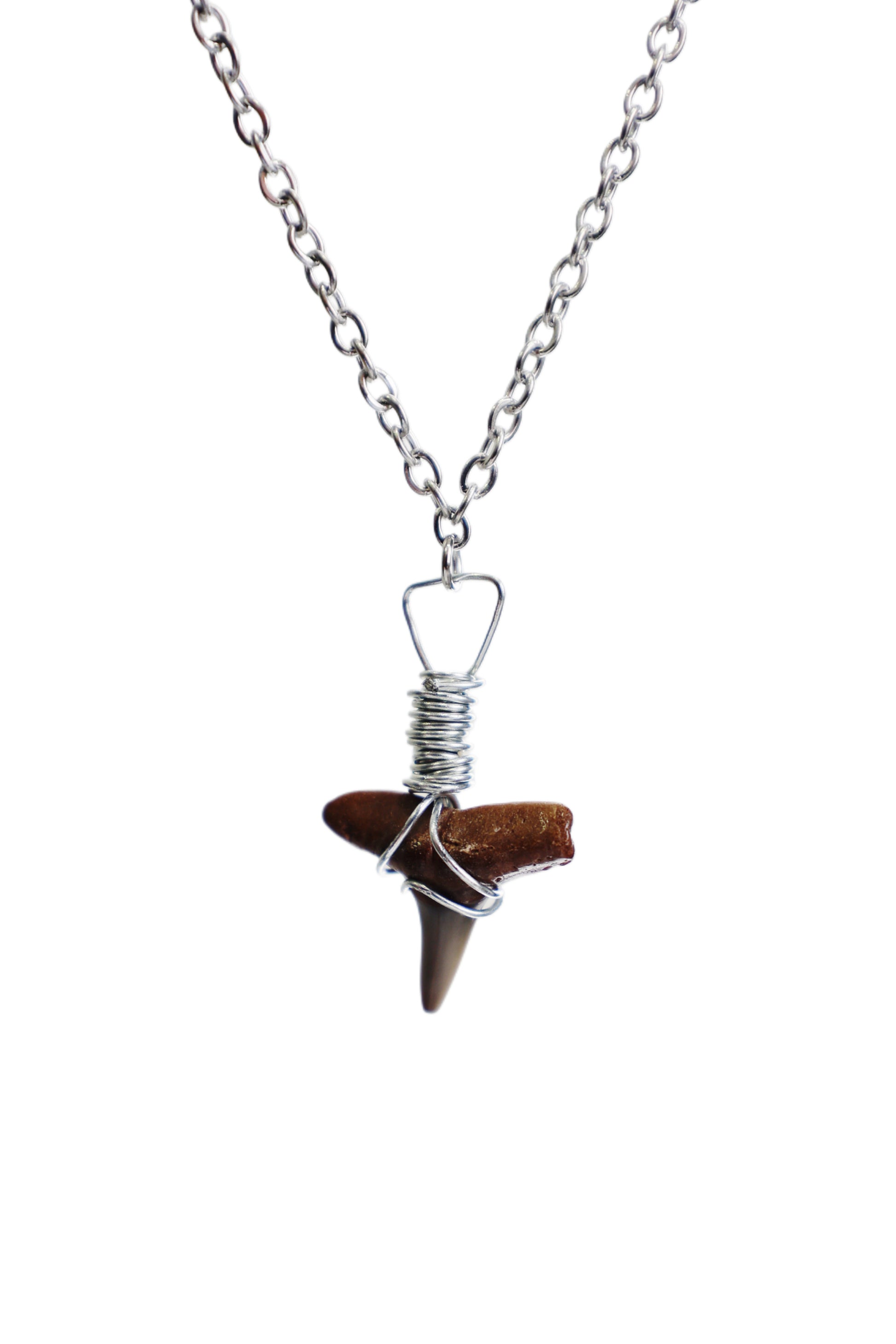 Hand Wrapped Shark Tooth Necklace