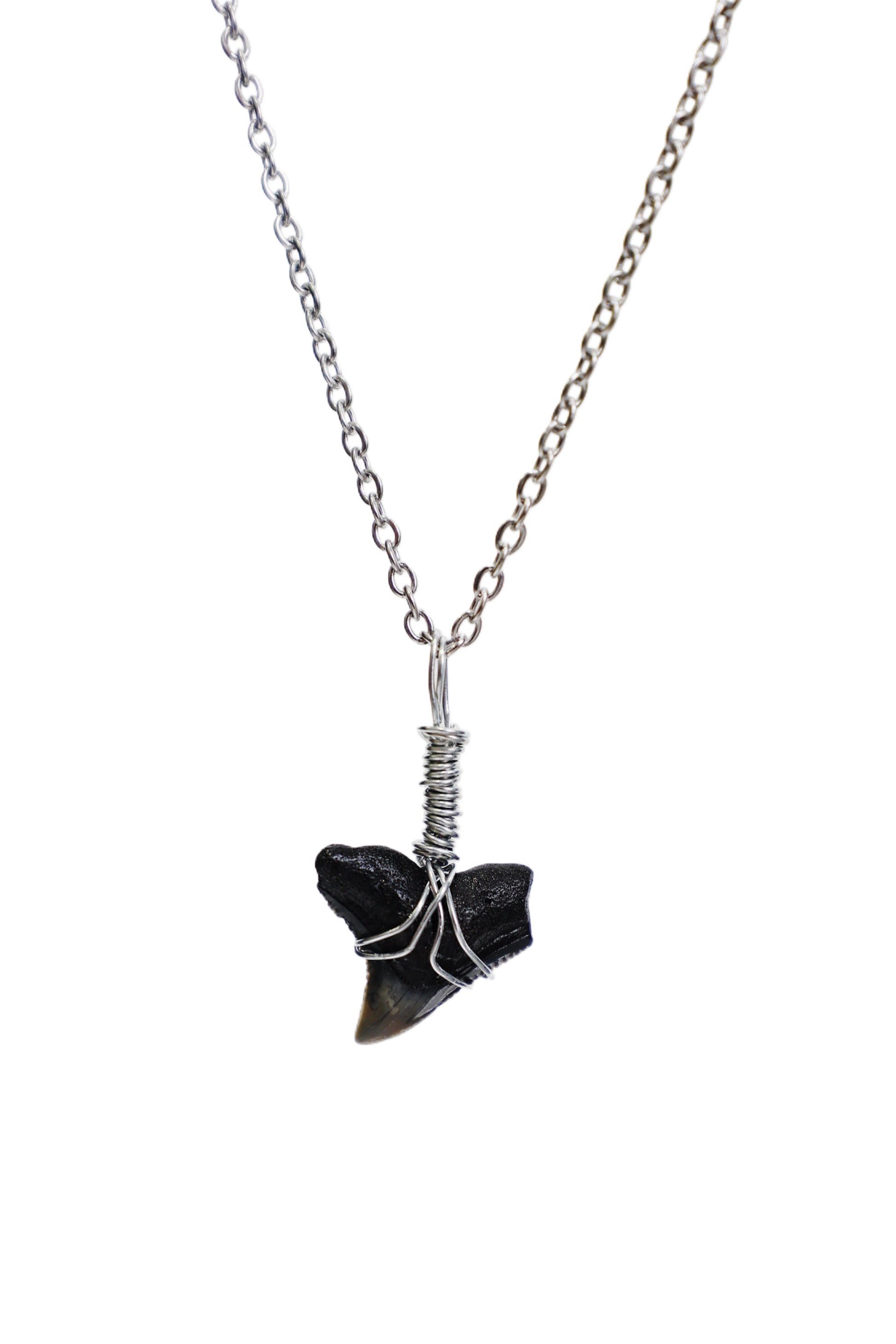 Hand Wrapped Shark Tooth Necklace