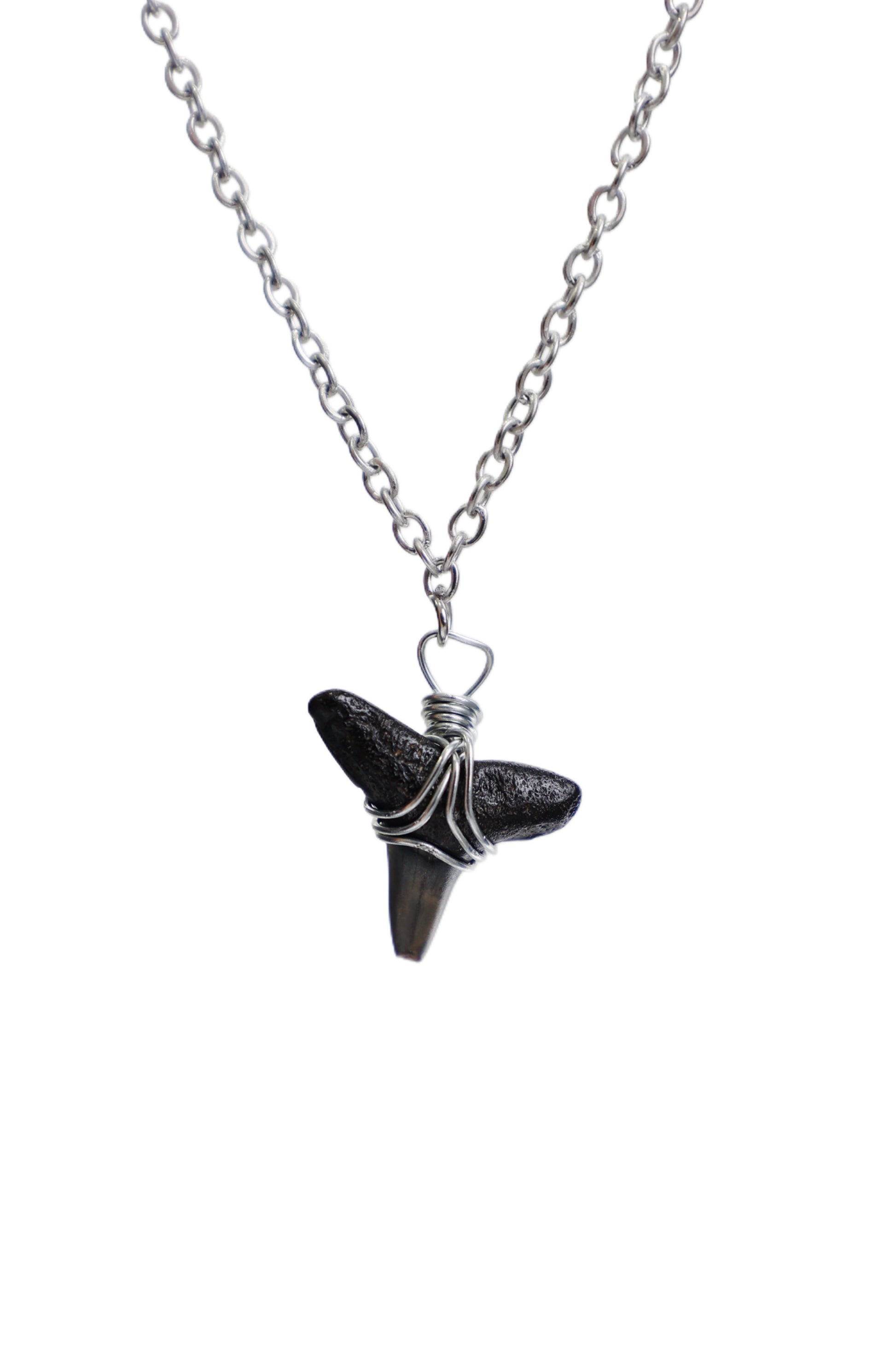 Hand Wrapped Shark Tooth Necklace
